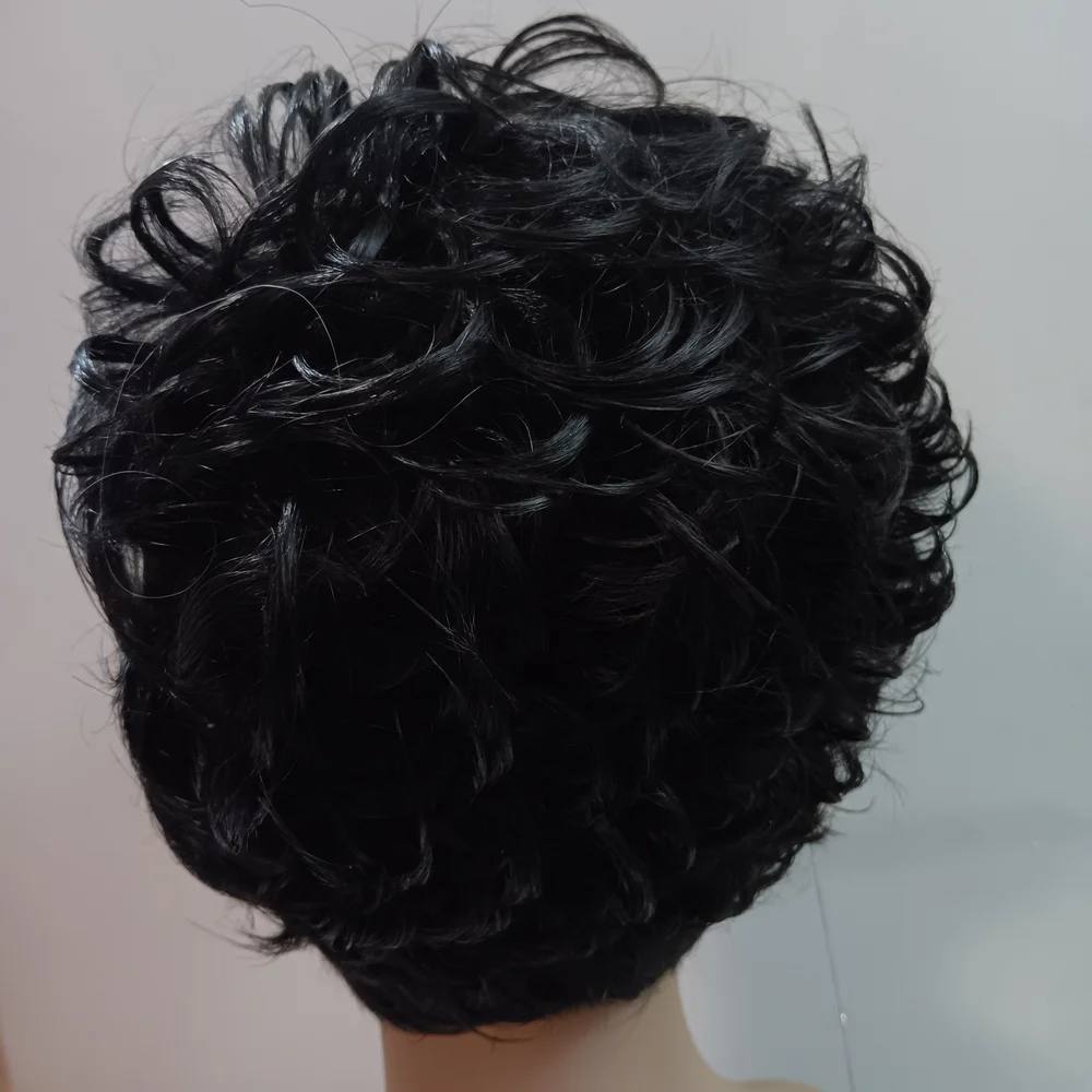 Elegant Black Short Wig